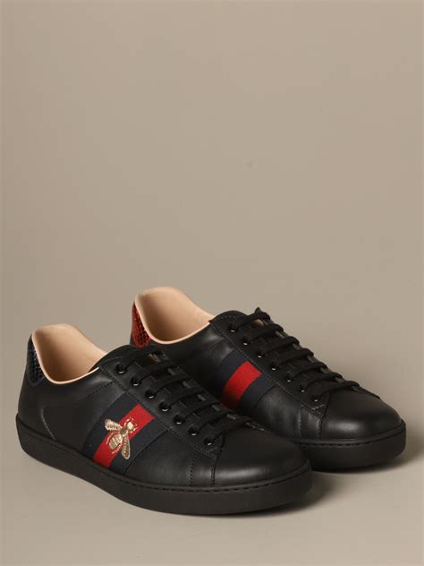 gucci band black sneakers|Gucci sneakers for men black.